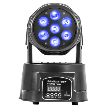 CABEZA LED ALIEN BABY WASH 7X10, 44-354